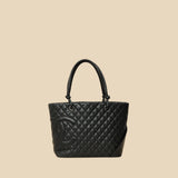 Chanel Black Cambon Ligne Large Tote Bag