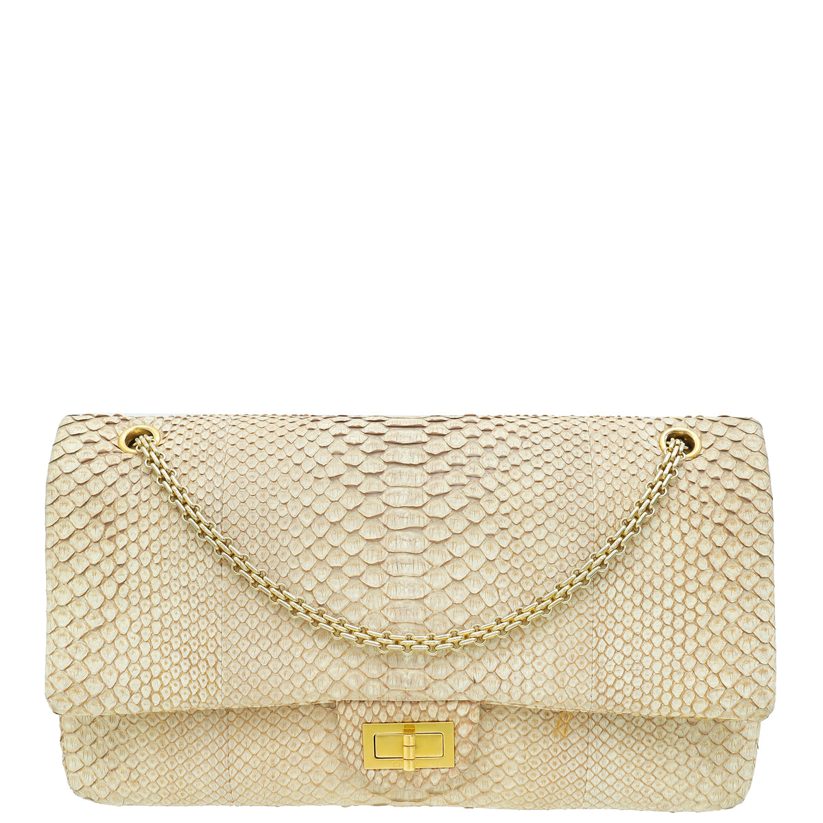 Chanel Beige Fine 2.55 Reissue 228 Flap Bag