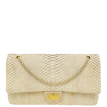 Chanel Beige Fine 2.55 Reissue 228 Flap Bag