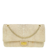 Chanel Beige Fine 2.55 Reissue 228 Flap Bag