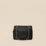 Chanel Black Zip Petite Shopping Tote (PST) Bag
