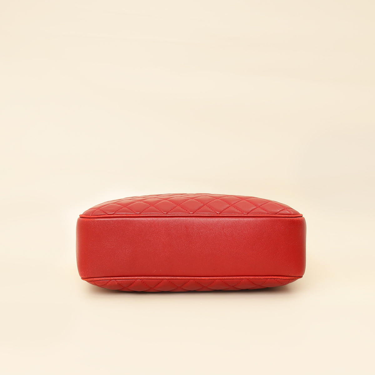 Chanel Red CC Quilted Camera Shoulder Bag