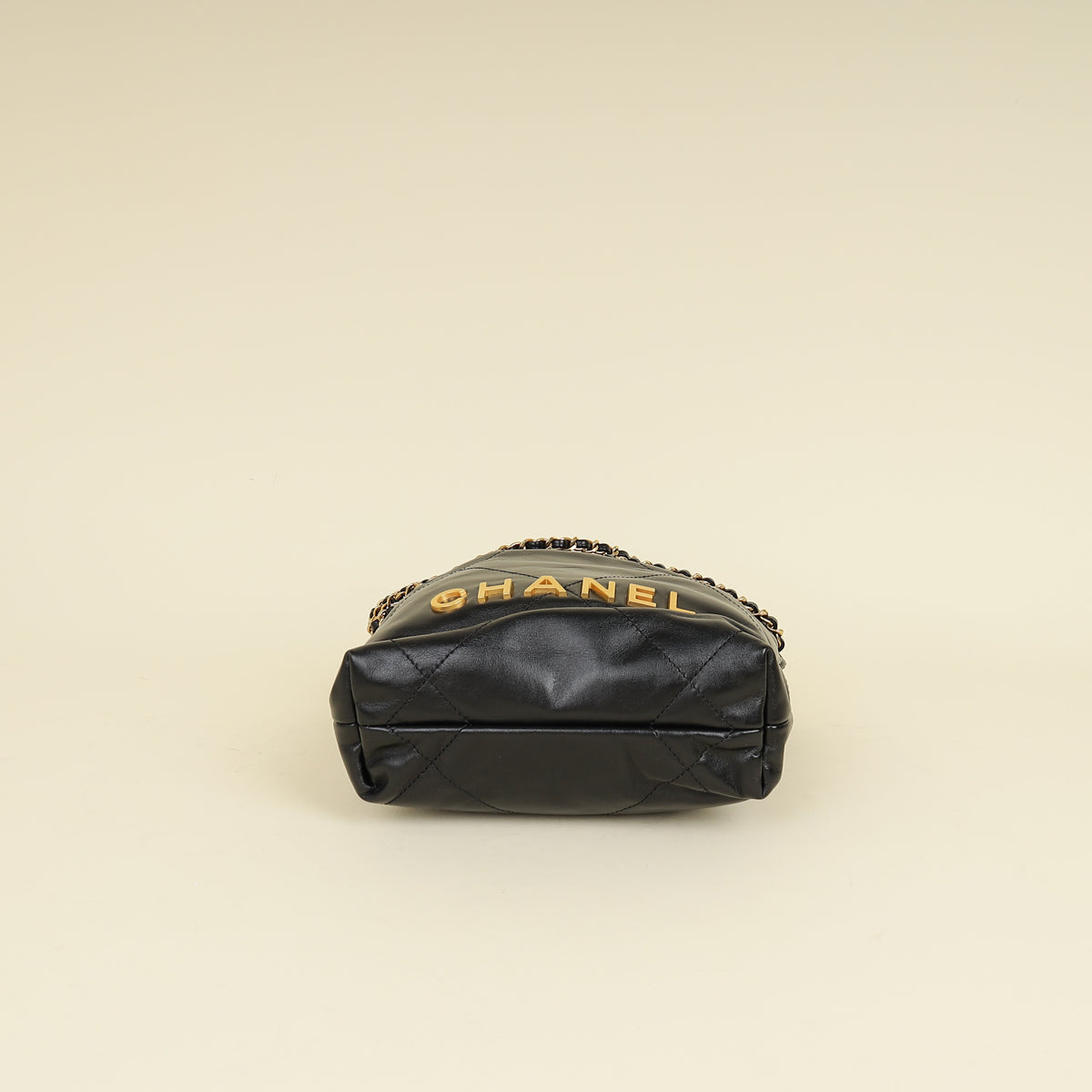 Chanel Black CC 22 Mini Shiny Bag