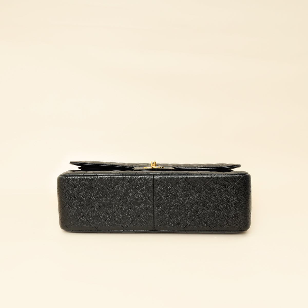 Chanel Black CC Classic Double Flap Jumbo Bag