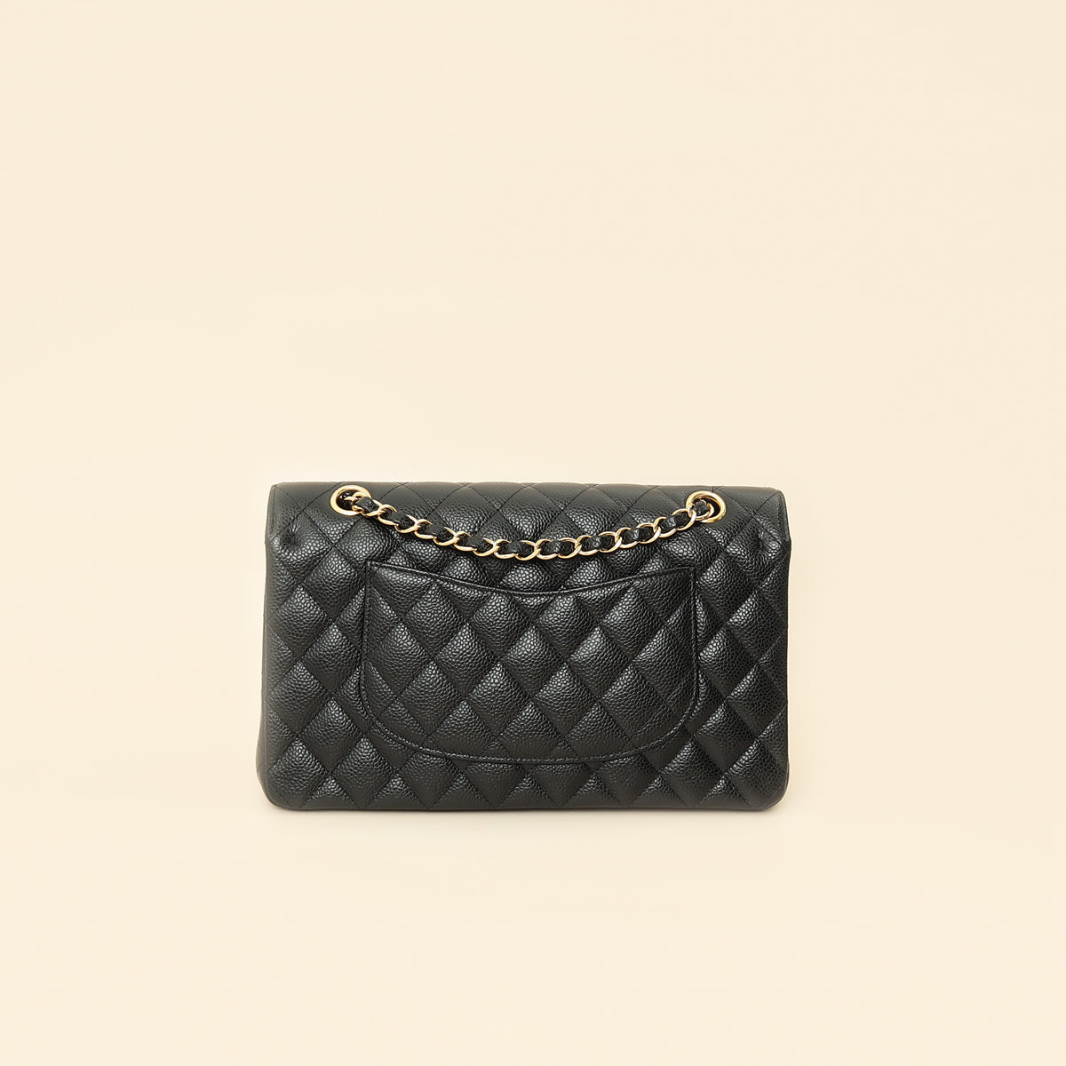Chanel Black CC Classic Medium Double Flap Bag