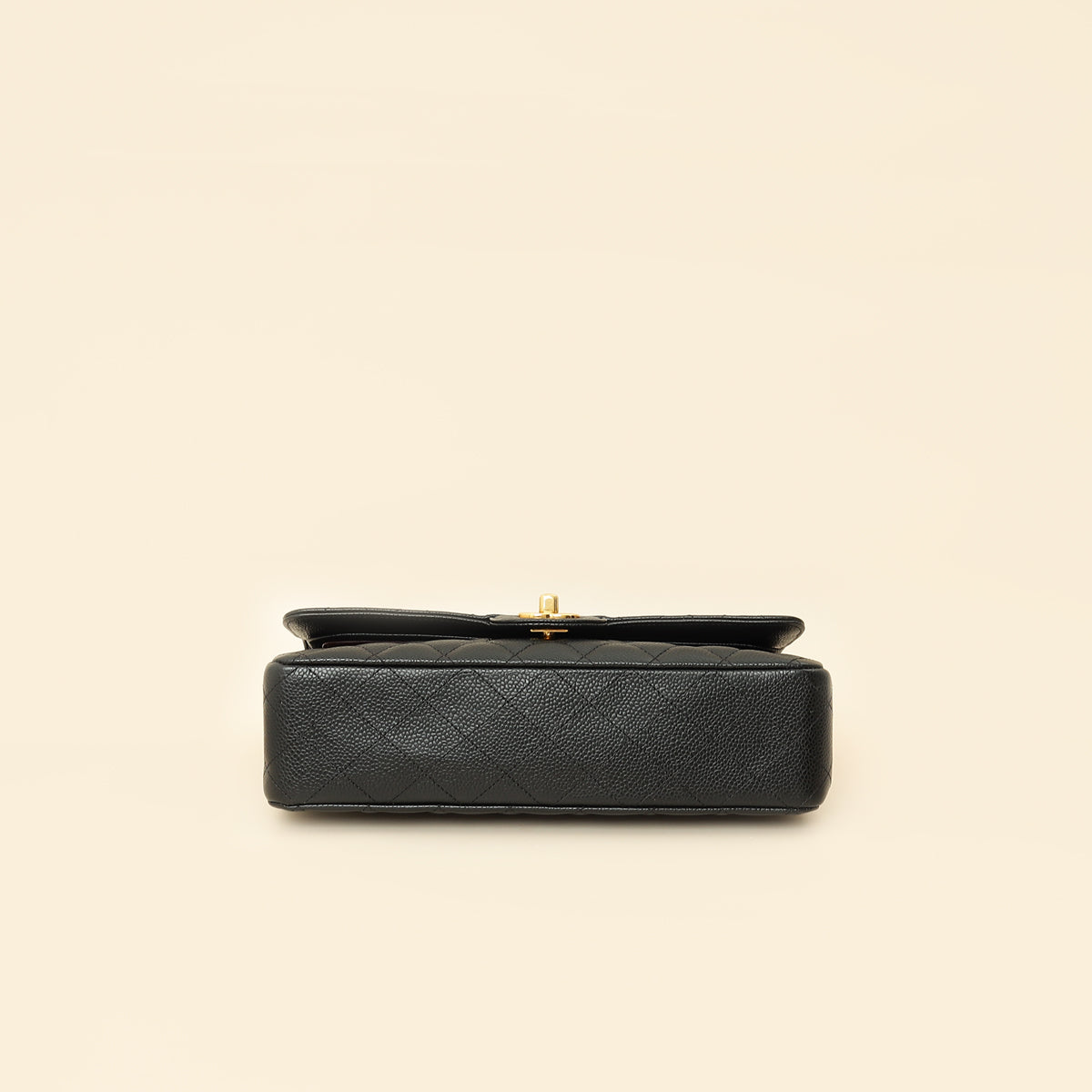 Chanel Black CC Classic Medium Double Flap Bag
