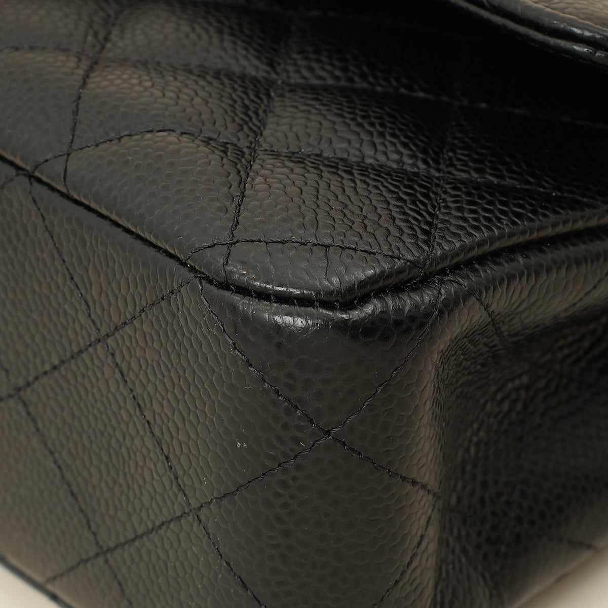 Chanel Black CC Classic Medium Double Flap Bag