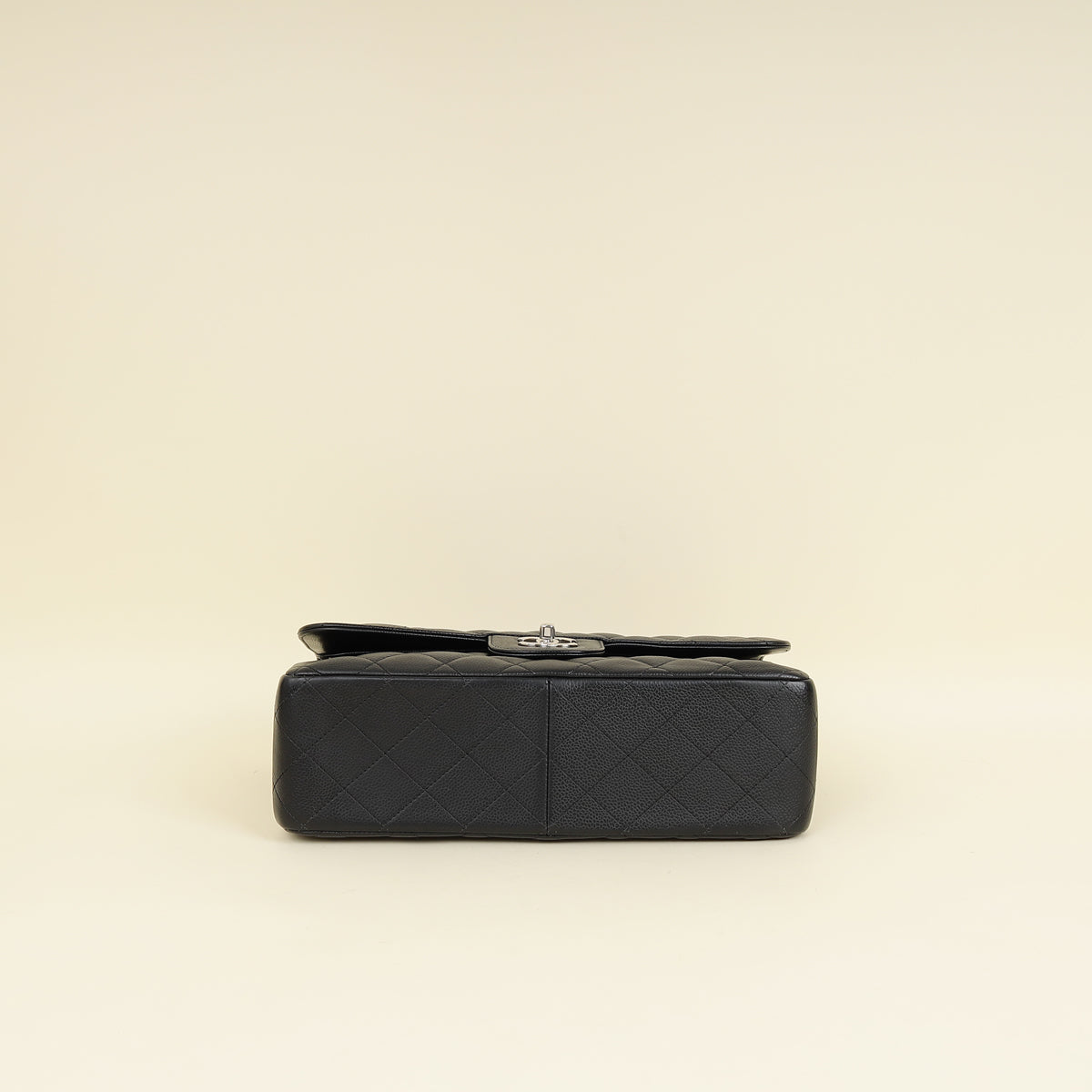 Chanel Black CC Classic Double Flap Jumbo Bag