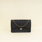 Chanel Black CC Classic Double Flap Jumbo Bag