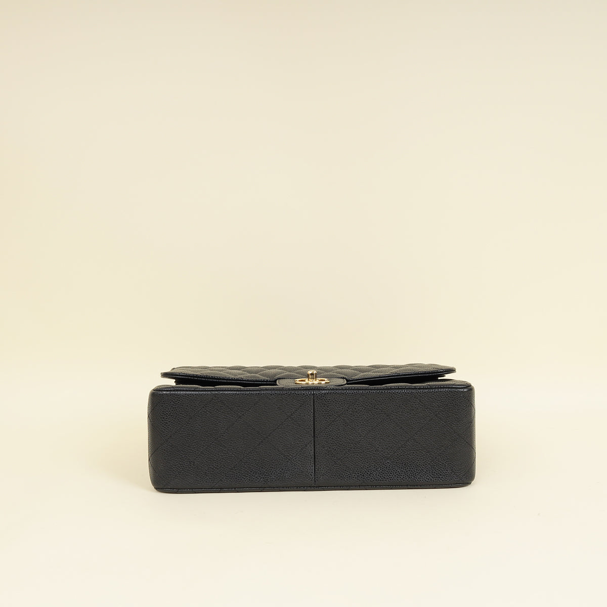 Chanel Black CC Classic Double Flap Jumbo Bag