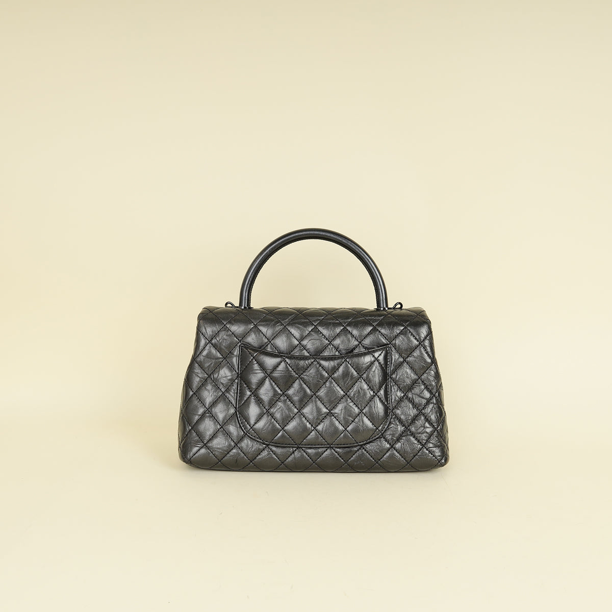 Chanel Metallic Asphalt CC Coco Handle Flap Bag