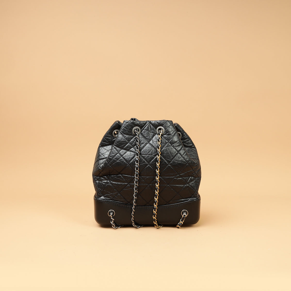 Chanel Black CC Gabrielle Small Backpack Bag