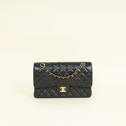 Chanel Black CC Classic 11.12 Double Flap Medium Bag
