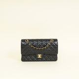 Chanel Black CC Classic 11.12 Double Flap Medium Bag