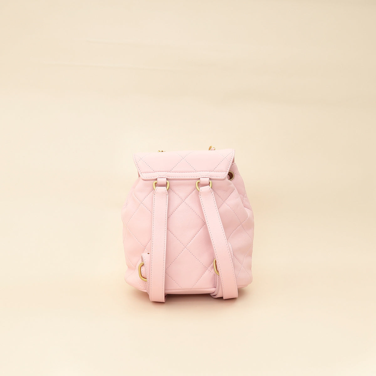 Chanel Pink CC Logo Backpack Small Bag