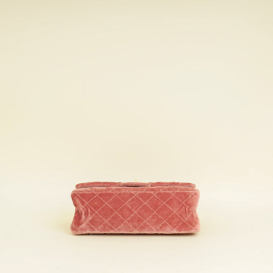 Chanel Old Rose 2.55 Reissue Velvet Double Flap 225 Bag