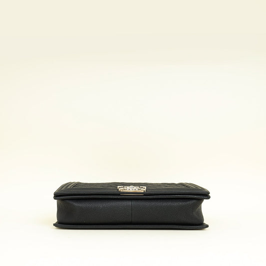 Chanel Black Le Boy Nubuck Large Bag