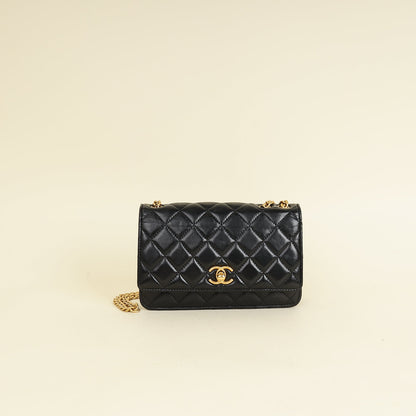 Chanel Black Pillow Crush Wallet on Chain