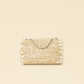 Chanel Bicolor Raffia Sequins Single Flap Jumbo Bag