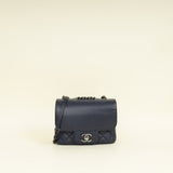 Chanel Navy Blue CC All About Flap Bag