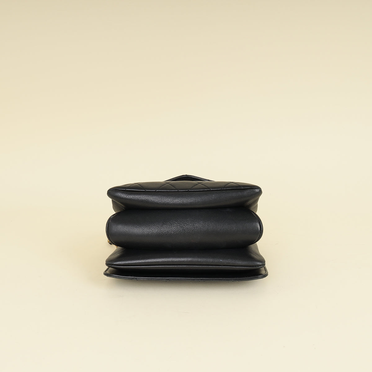 Chanel Black CC Top Handle Envelope Flap Bag
