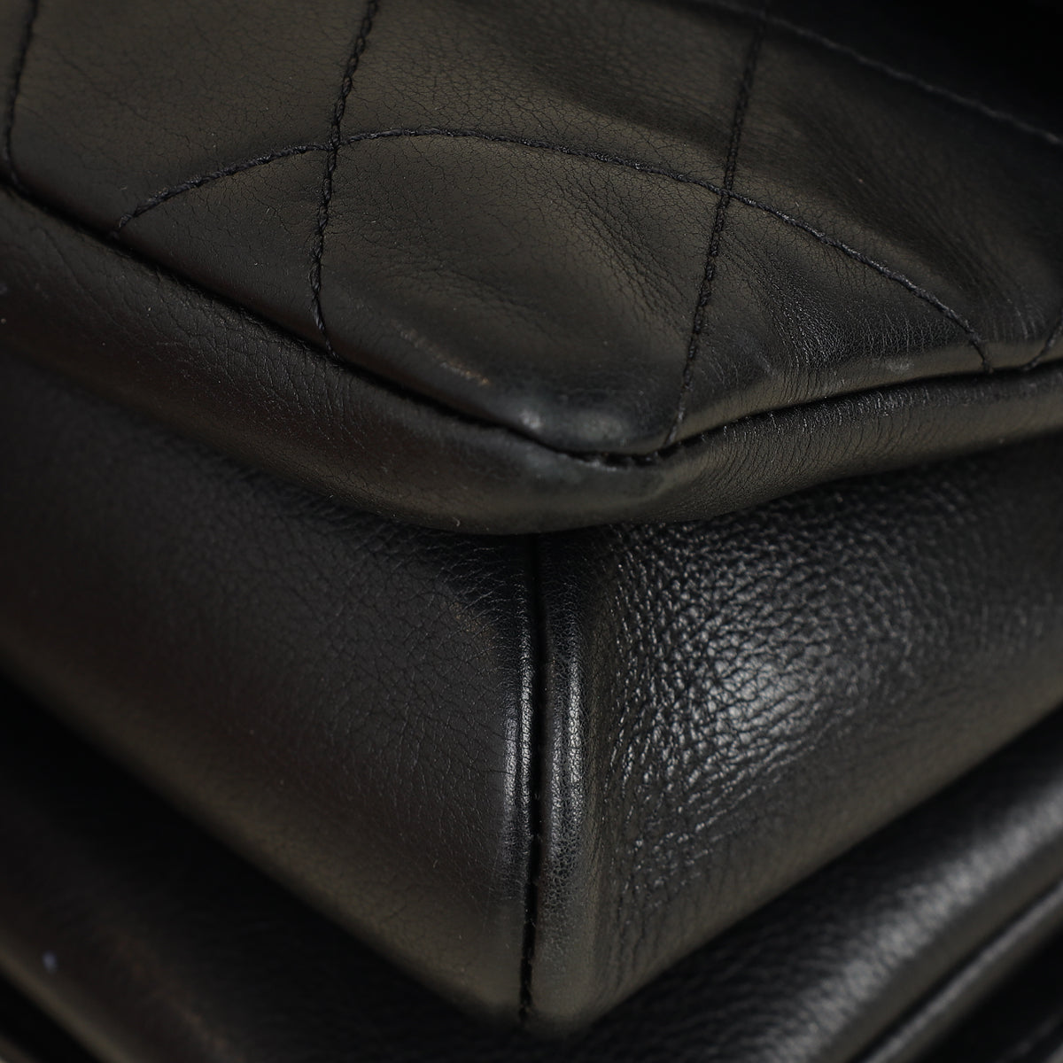 Chanel Black CC Top Handle Envelope Flap Bag