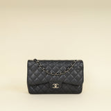 Chanel Black CC Classic Double Flap Jumbo Bag