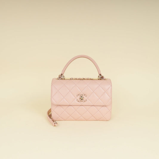 Chanel Pink CC Trendy Flap Bag