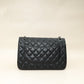 Chanel Black CC Classic Double Flap Jumbo Bag