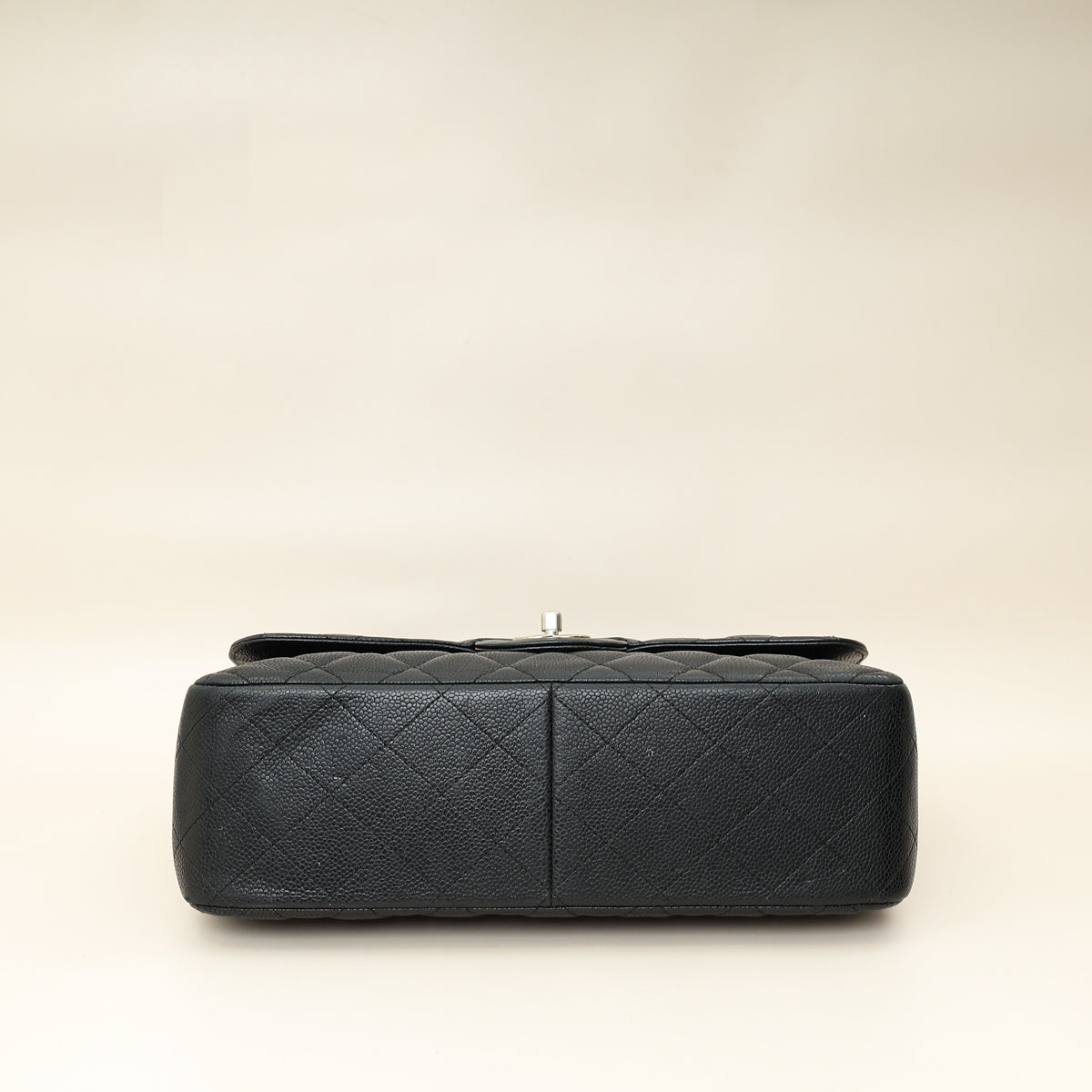 Chanel Black CC Classic Double Flap Jumbo Bag