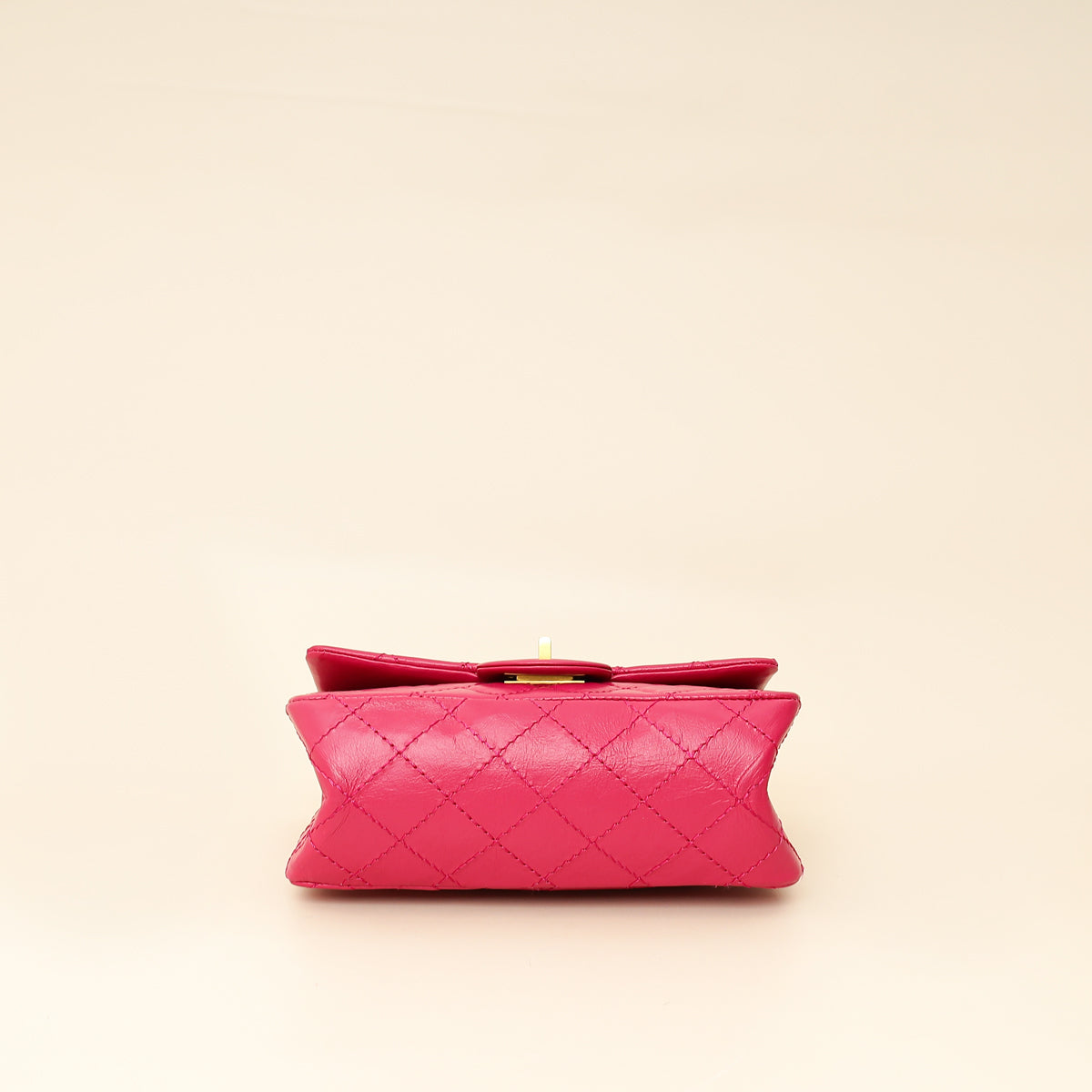 Chanel Fuchsia Aged Quilted 2.55 Reissue Mini Flap Bag