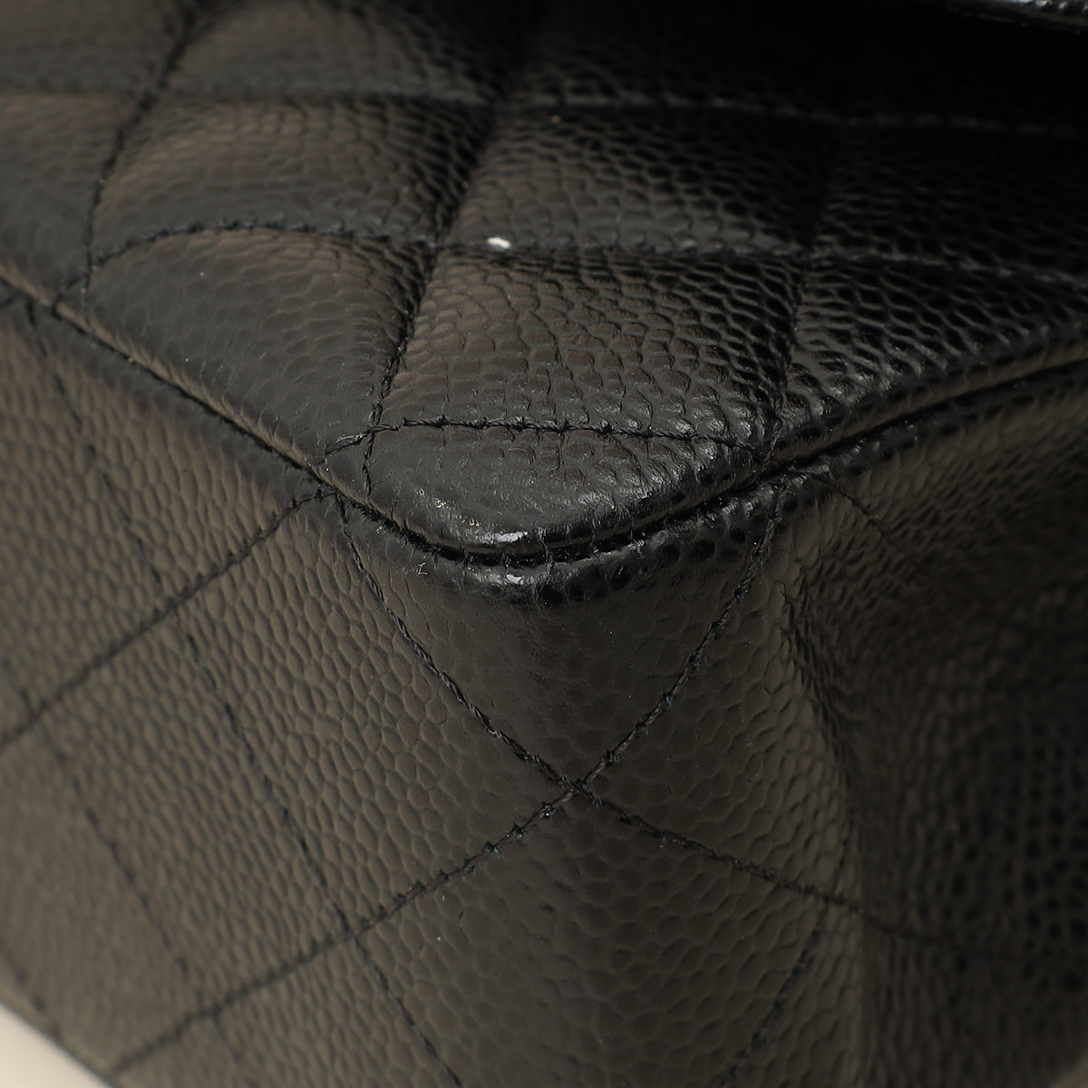 Chanel Black Classic Double Flap Medium Bag