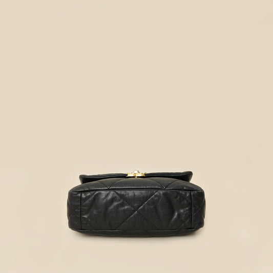 Chanel Black 19 Flap Small Bag