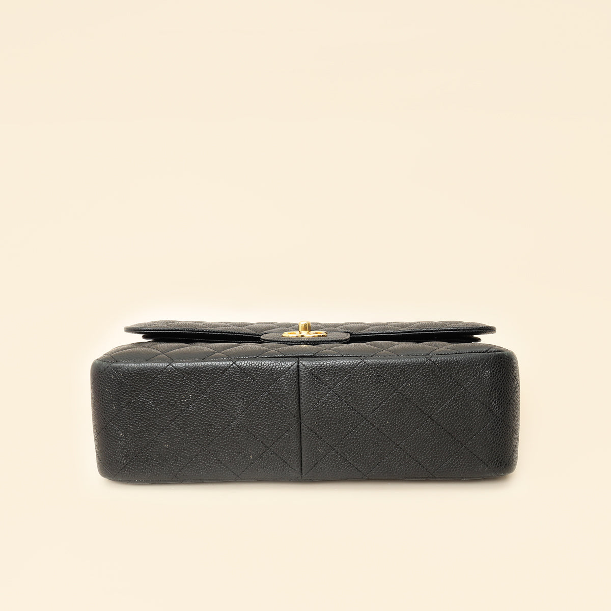 Chanel Black Classic Double Flap Jumbo Bag