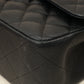 Chanel Black Classic Double Flap Jumbo Bag