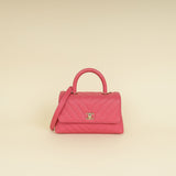 Chanel Pink Coco Handle Small Bag