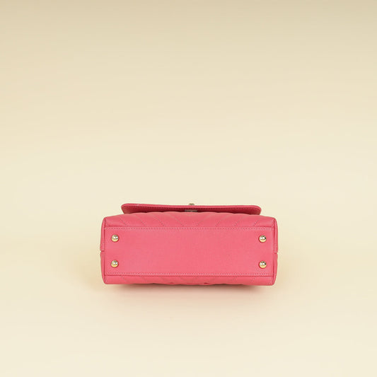 Chanel Pink Coco Handle Small Bag