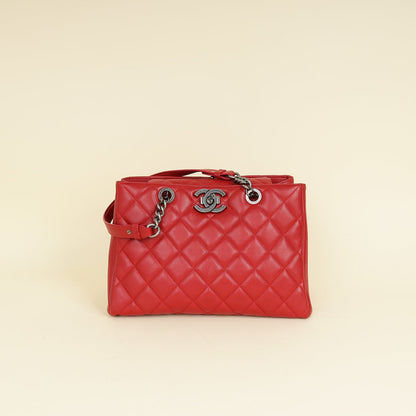 Chanel Red City Rock Shopping Bag