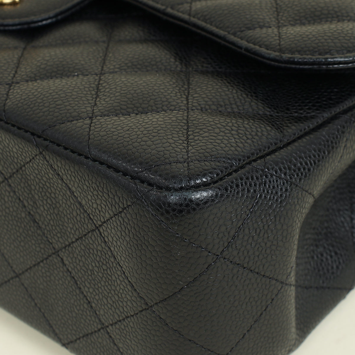 Chanel Black CC Classic Double Flap Jumbo Bag