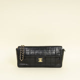 Chanel Black CC Chocolate Bar East West Bag