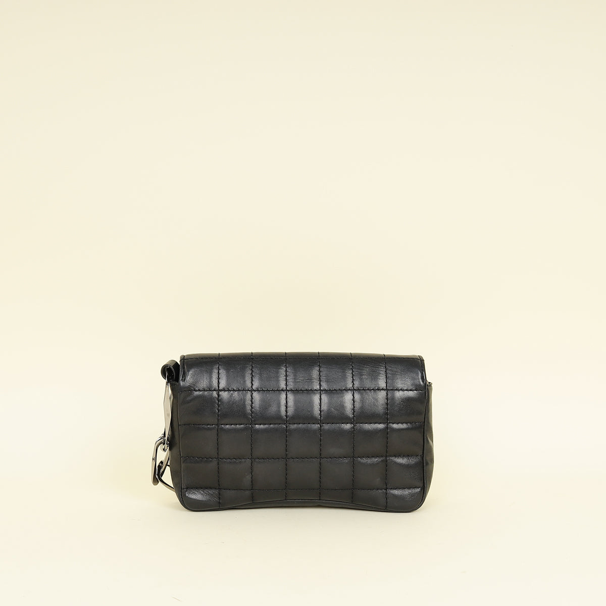 Chanel Black CC Chocolate Bar Flap Chain Bag