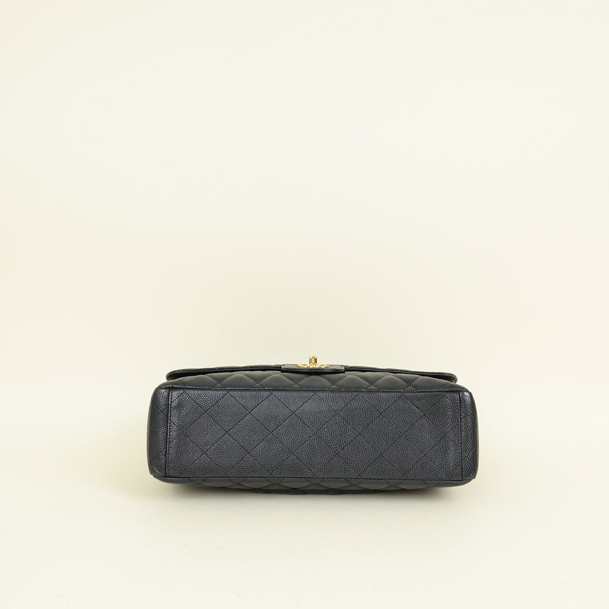 Chanel Black CC Classic Single Flap Maxi Bag