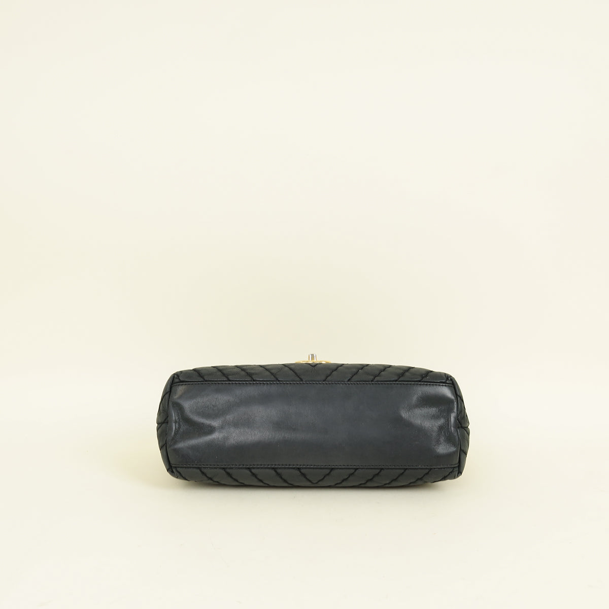 Chanel Black CC Surpique Jumbo Flap Bag
