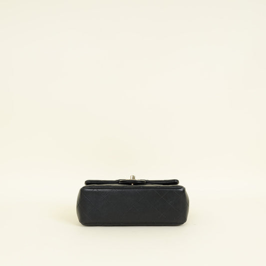 Chanel Black CC Mini Rectangular Classic Flap Bag
