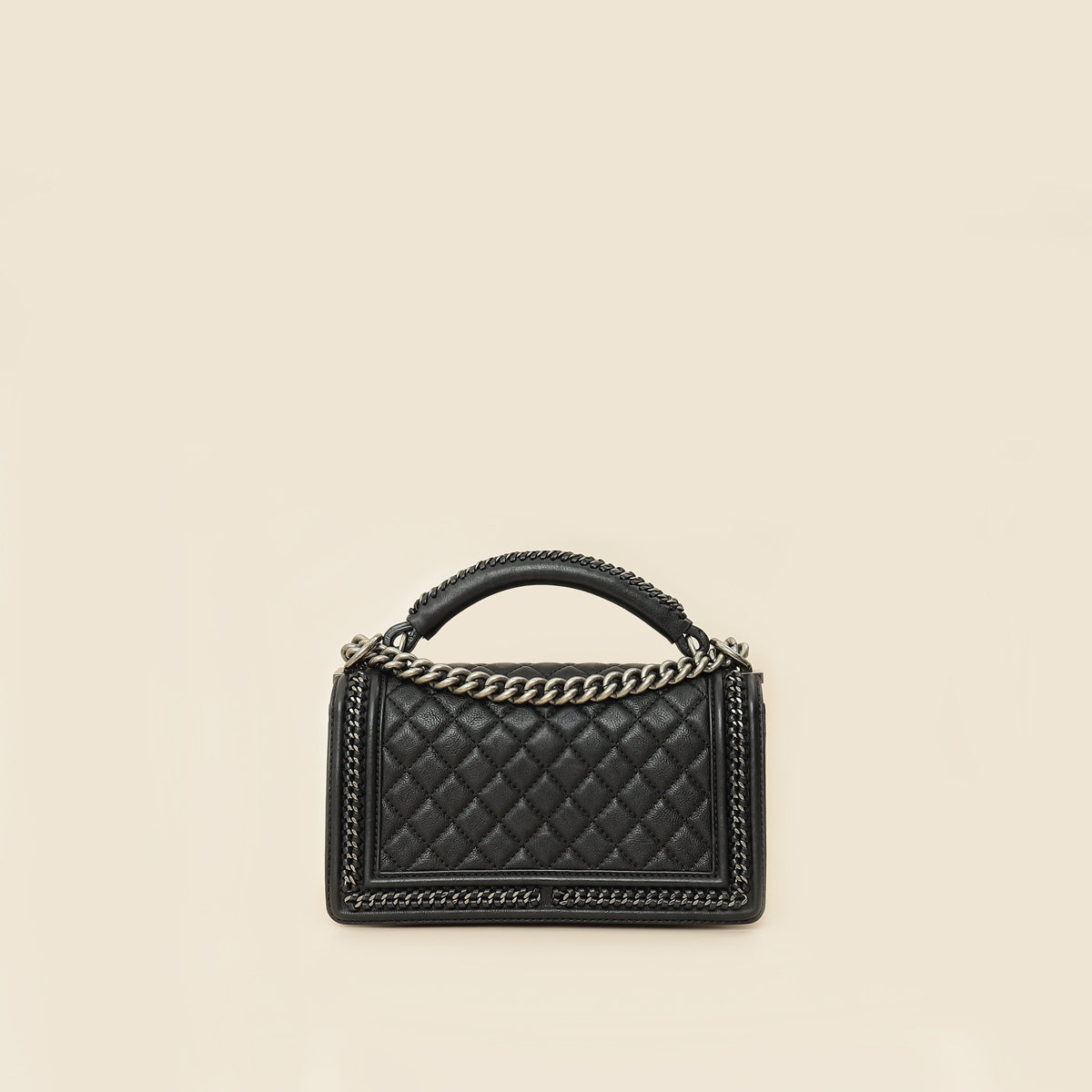 Chanel Black Le Boy Paris-Salzburg Top Handle Medium Bag