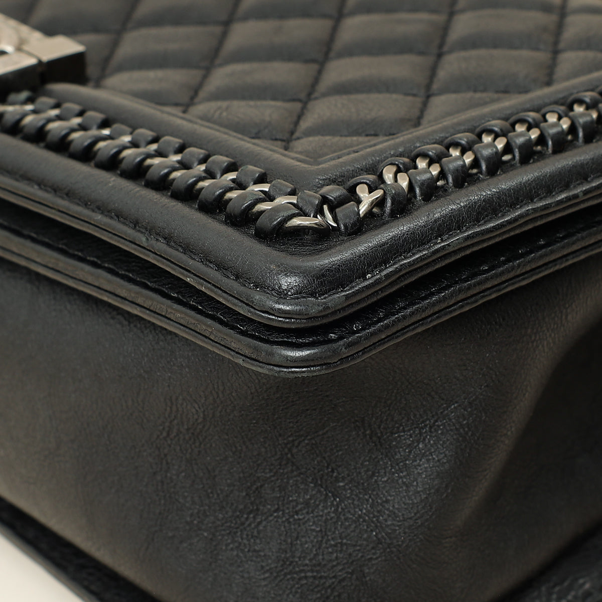 Chanel Black Le Boy Paris-Salzburg Top Handle Medium Bag