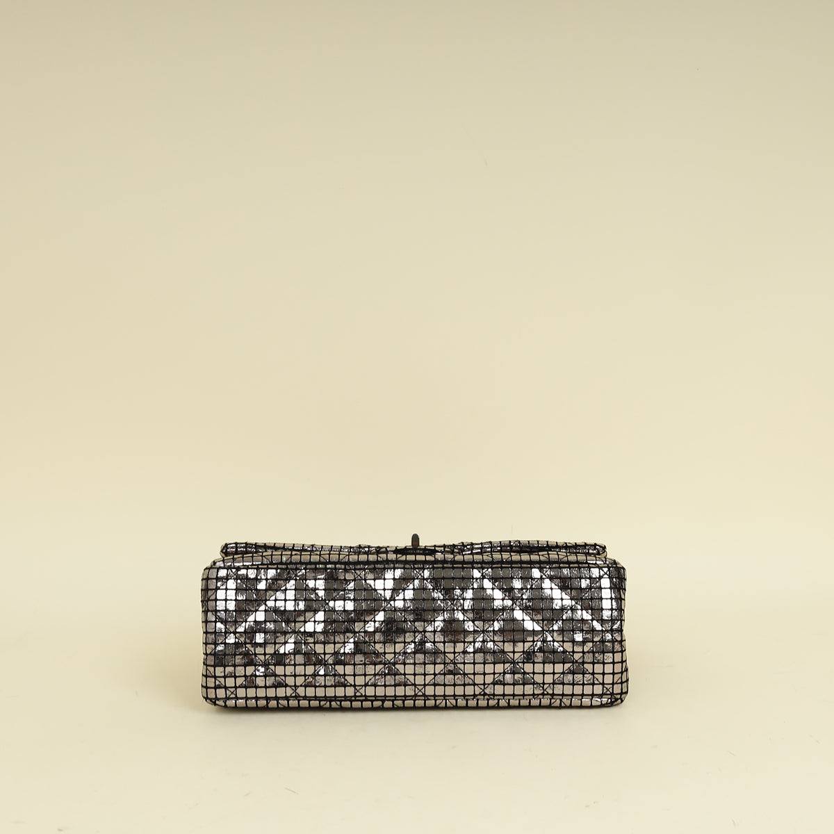 Chanel Metallic Black Mirror 2.55 Reissue Double Flap 225 Bag