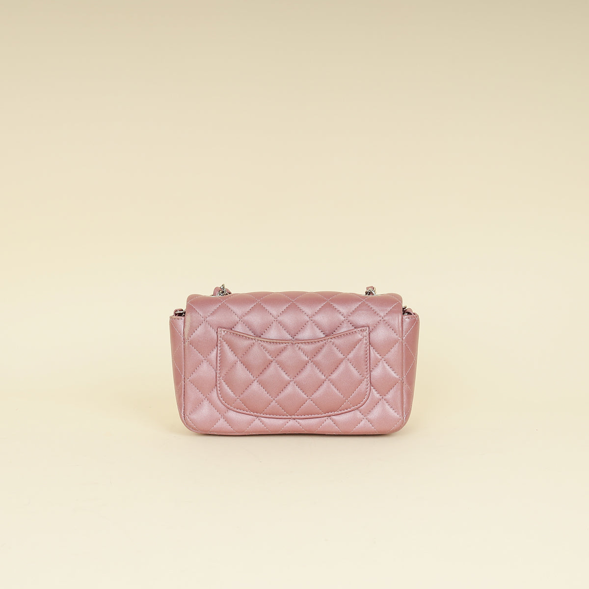 Chanel Light Mauve Mini Rectangular Classic Flap Bag