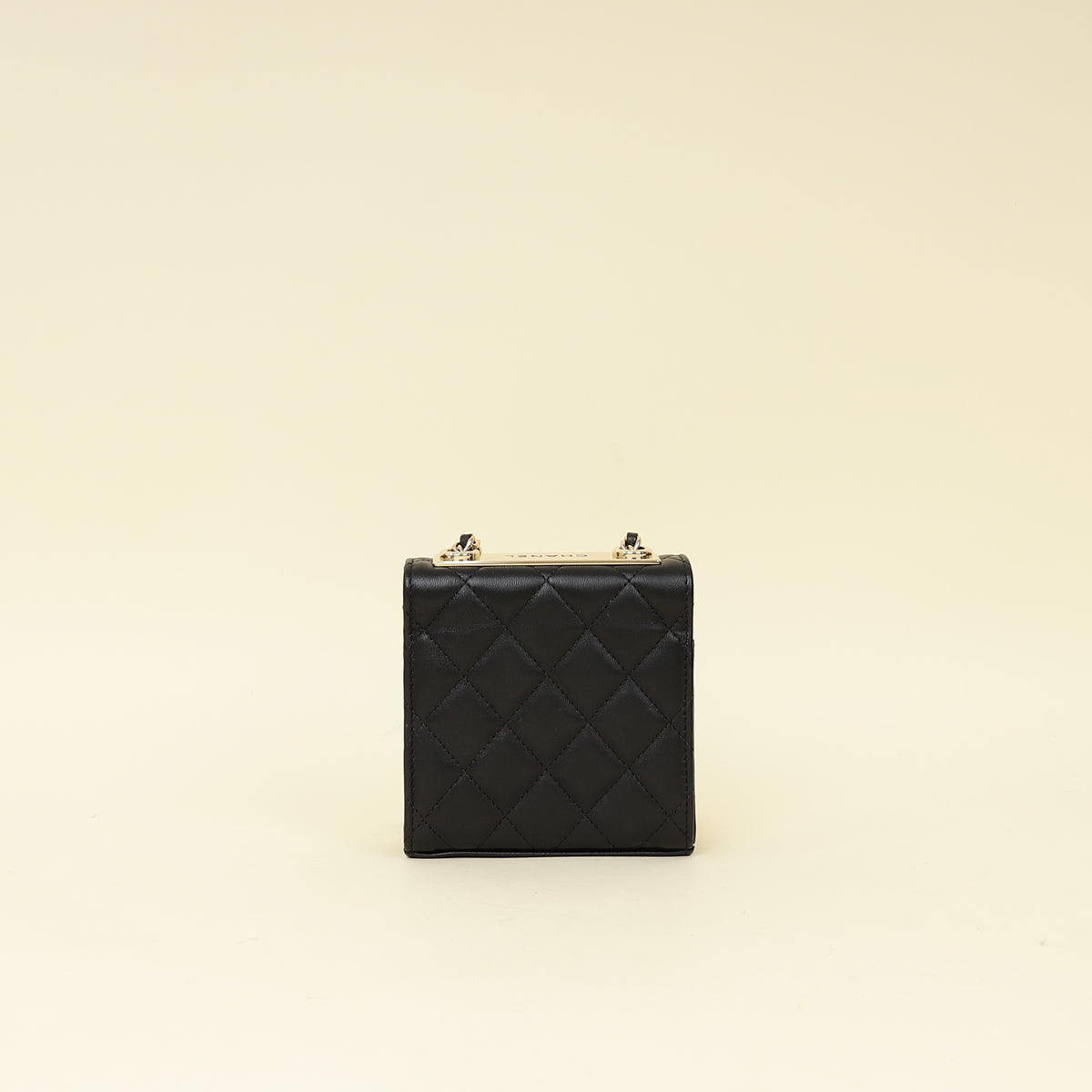 Chanel Black CC Mini Trendy Clutch With Chain