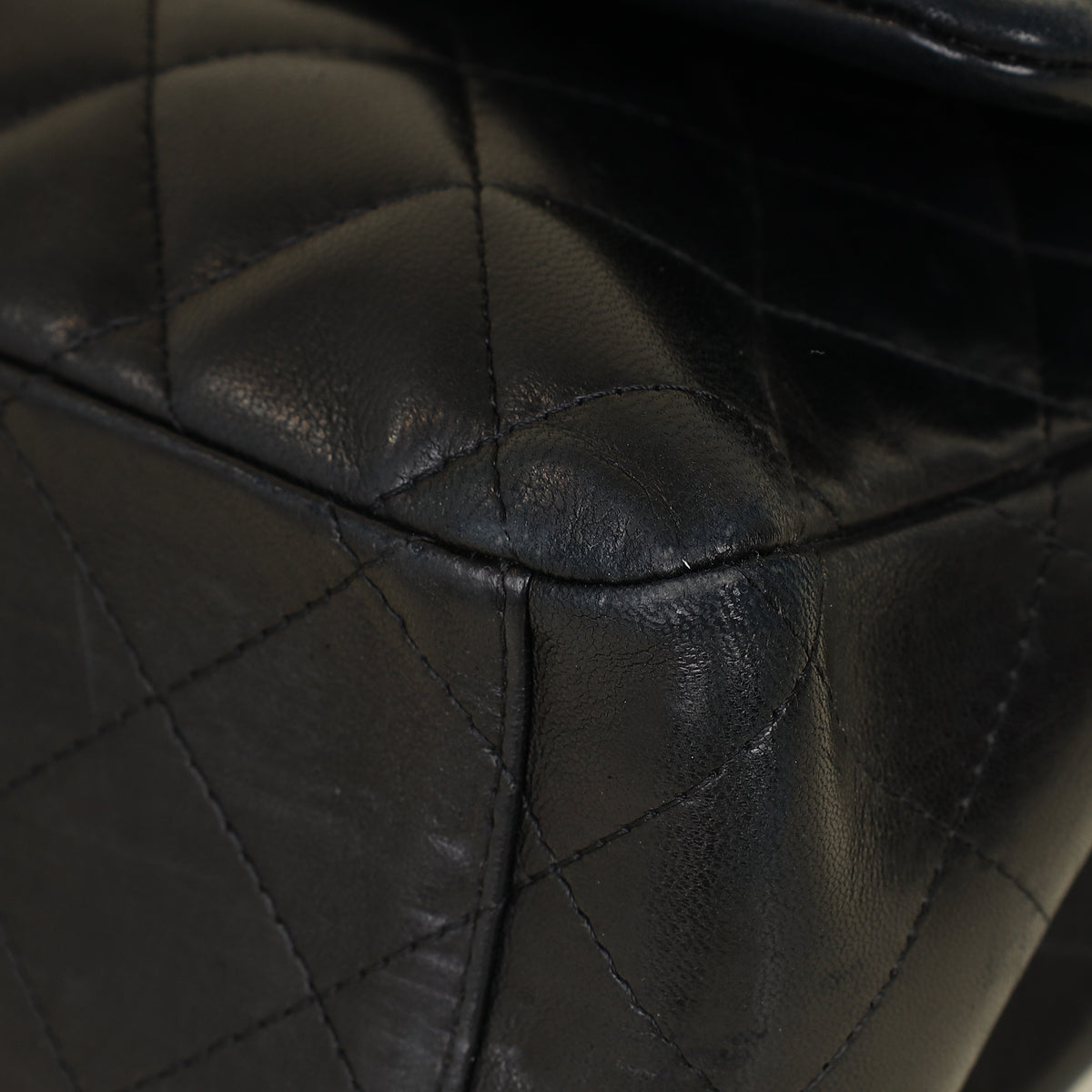 Chanel Black CC Classic Double Flap Maxi Bag